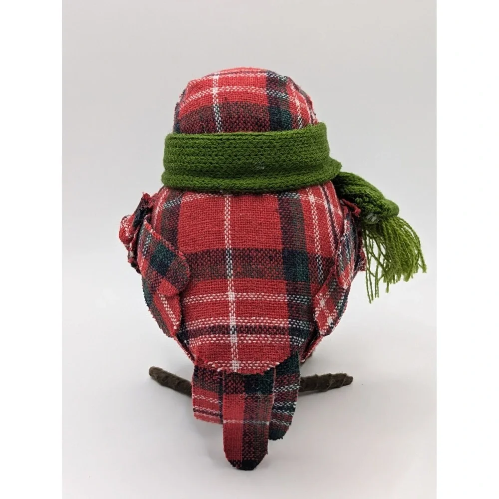 Target Wondershop Bird 2013 Featherly Friends Christmas Red Plaid Green Scarf‎
